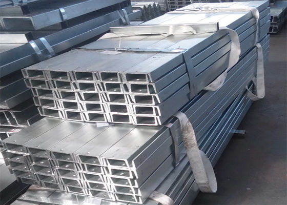 ASTM 304316 أقسام مجوفة مدلفنة على الساخن ، قناة 3.0 مم من الفولاذ المقاوم للصدأ على شكل حرف U